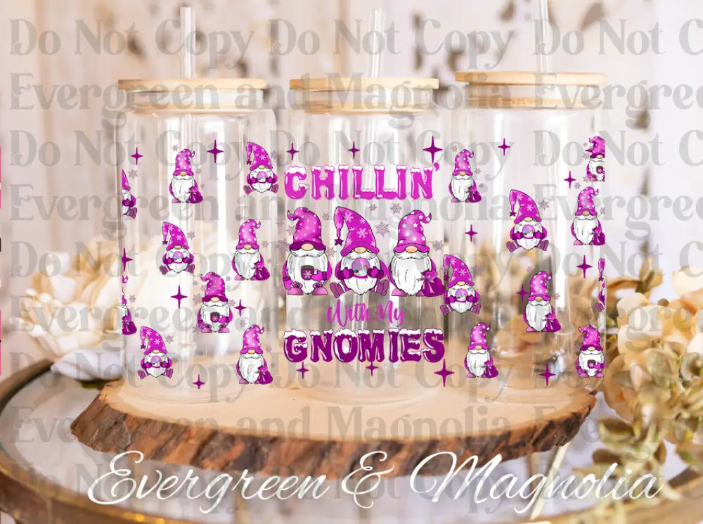 Chillin with my Gnomies Pink