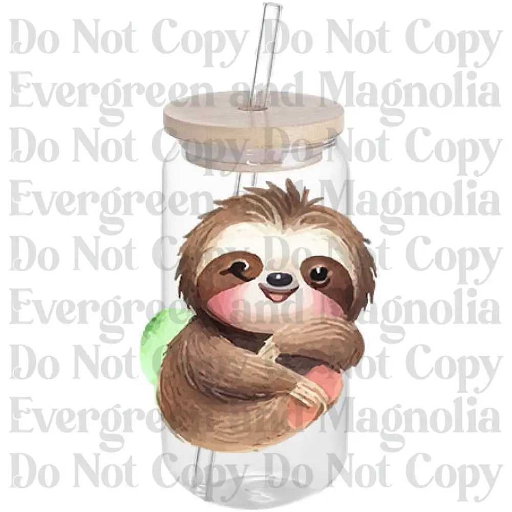 Sloth Decal 11