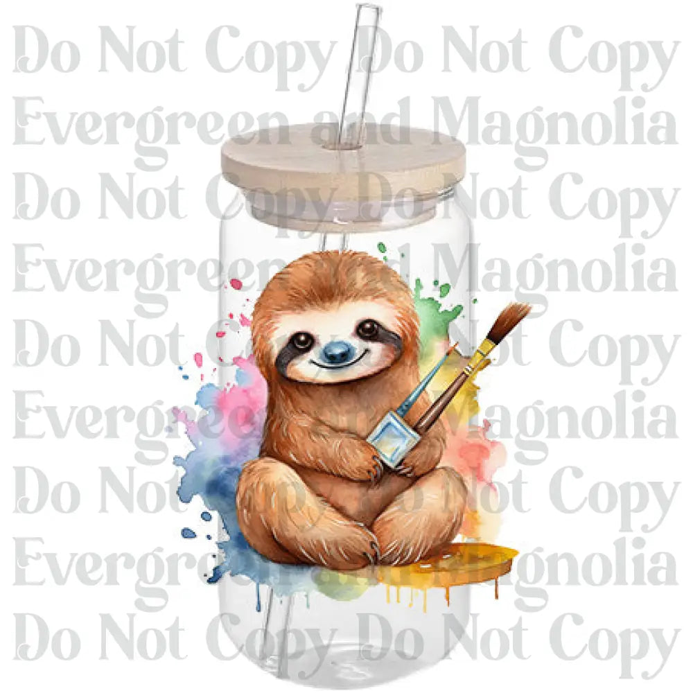 Sloth Decal 13