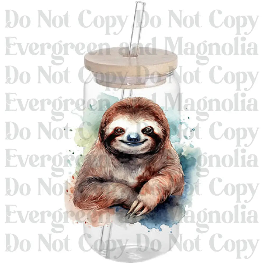 Sloth Decal 19