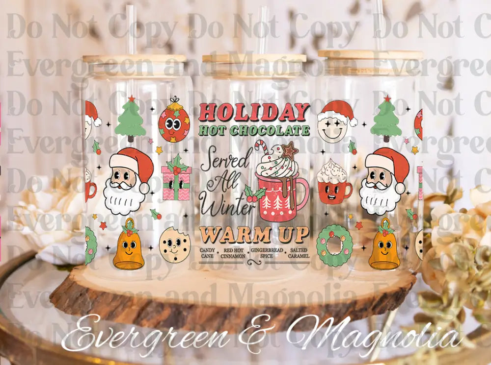21-Christmas Hot Chocolate-Christmas ho ho-Retro Christmas