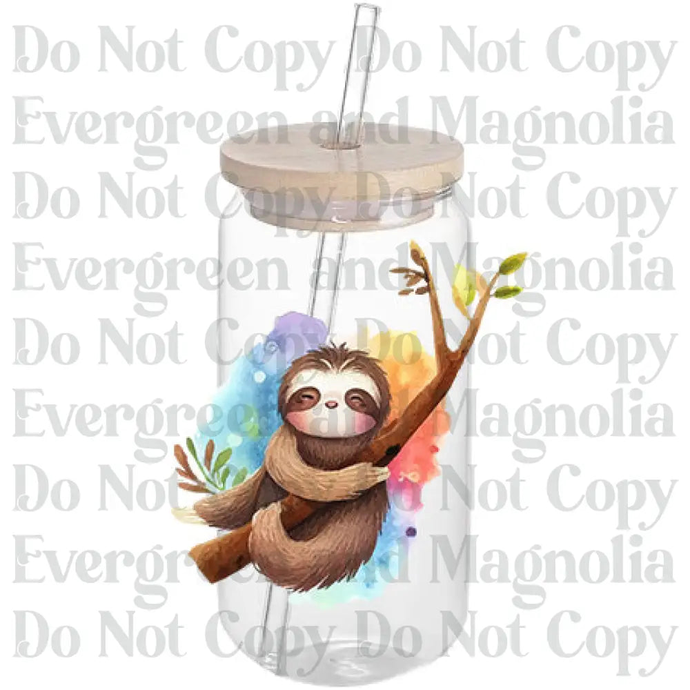 Sloth Decal 2