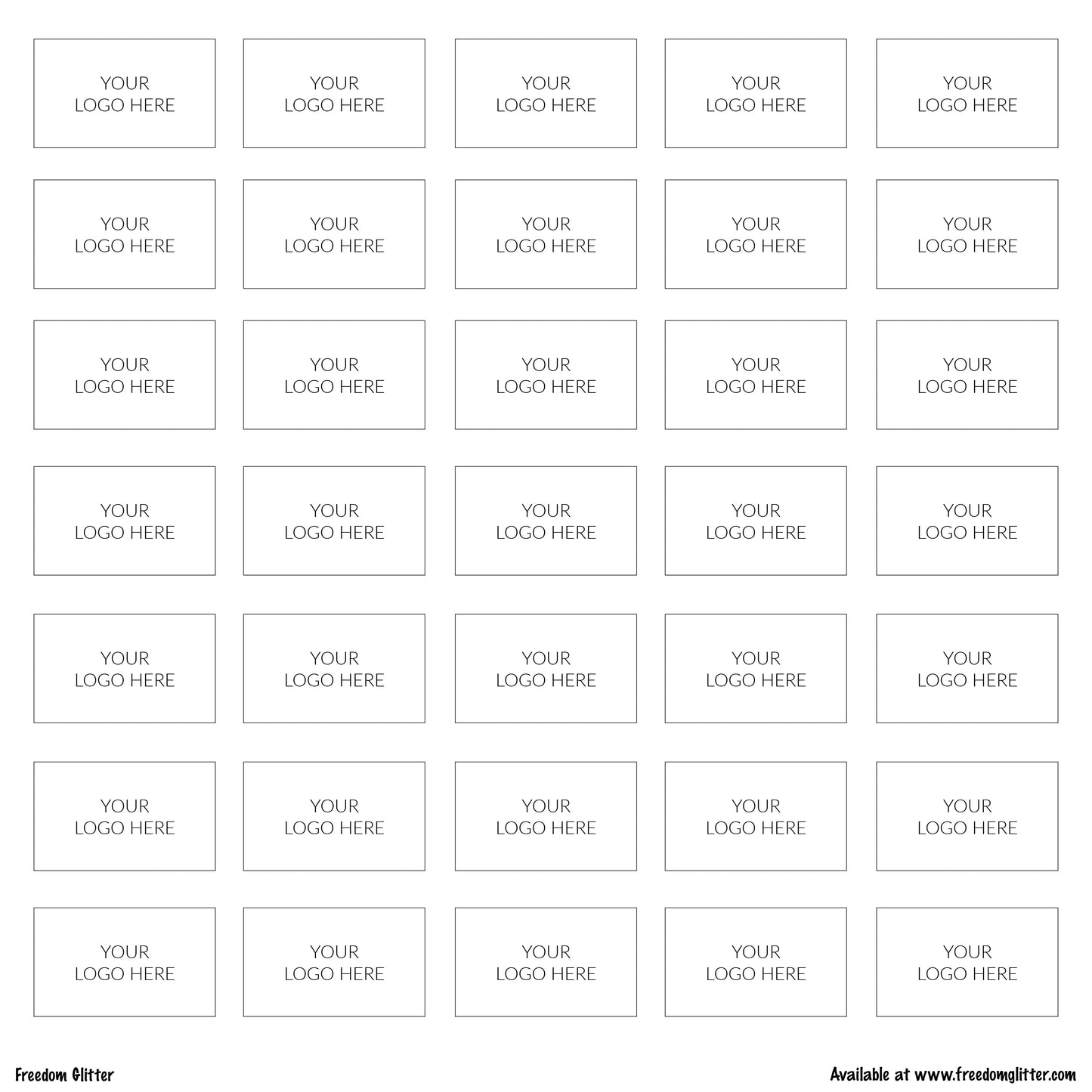 Logo Sticker Sheets