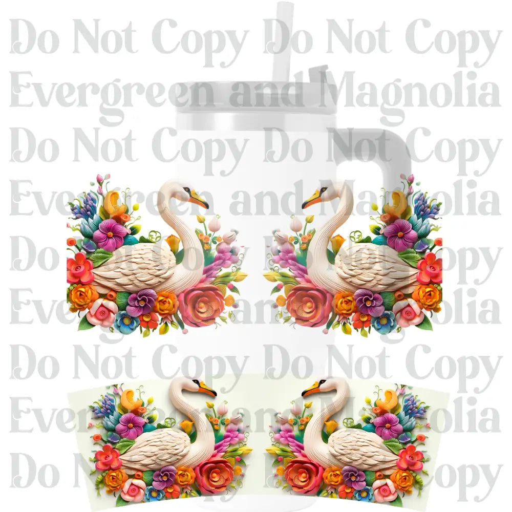 3D Swans