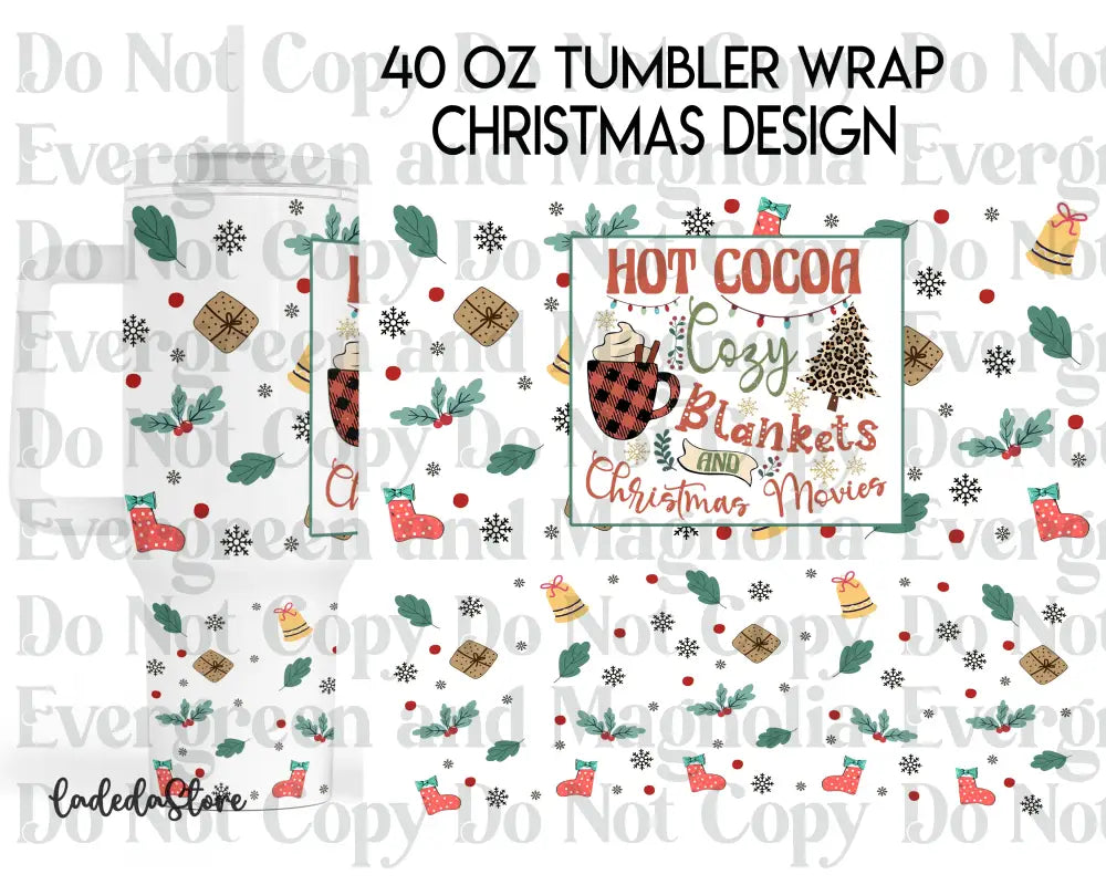 Hot cocoa-christmas movies-blankets