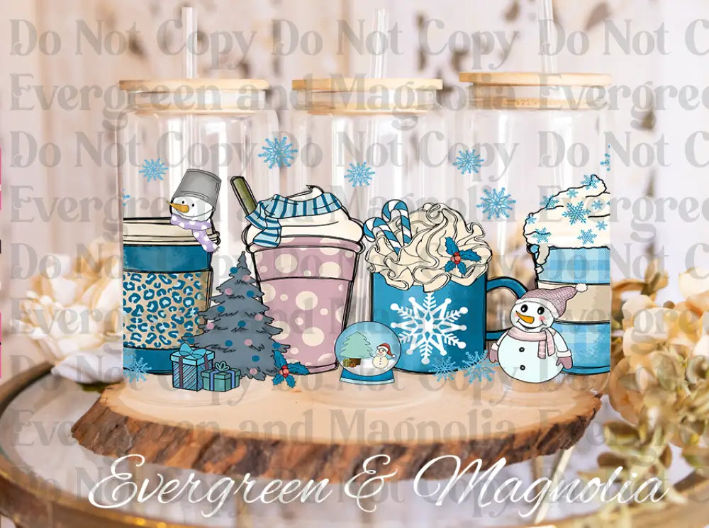63-Coffee Snowman Winter Christmas-Christmas Tree