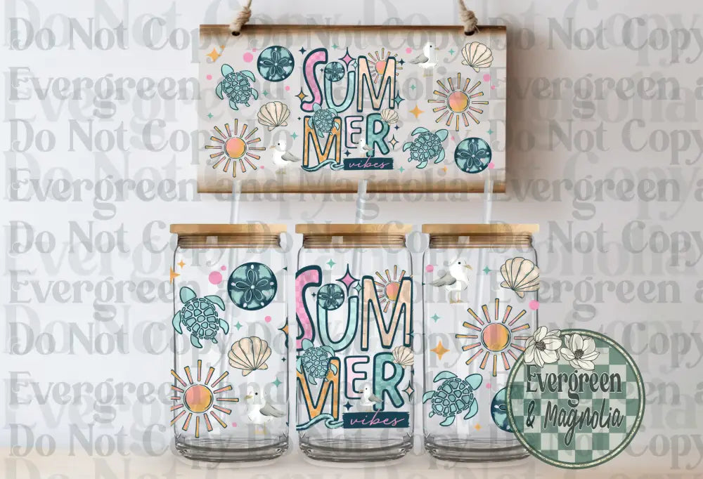 Summer vibes blue