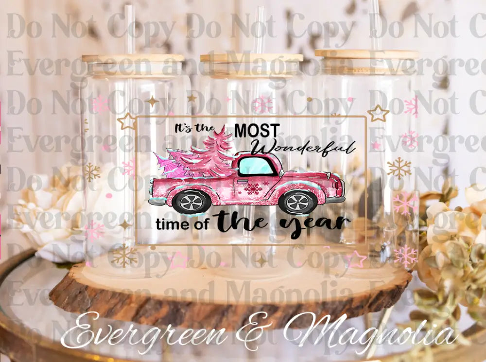 82-its the most wonderful time of the year Christmas-Christmas Truck