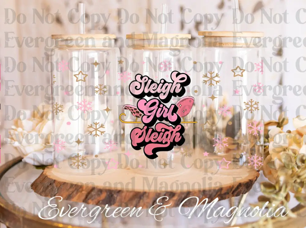 84-sleigh girl sleigh-christmas vibes-christmas retro