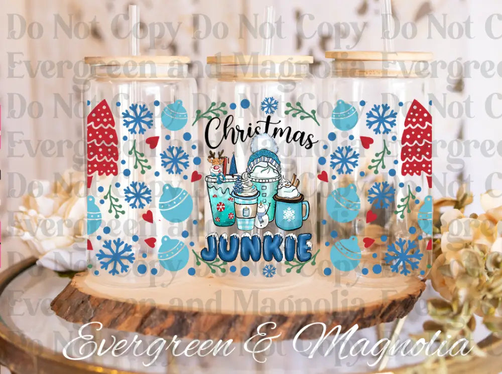 86-christmas Junkie-christmas coffee- Retro christmas- christmas Santa claus