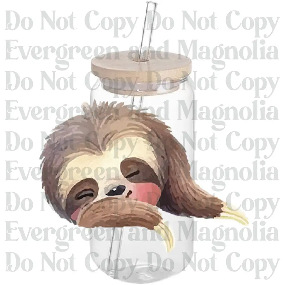 Sloth Decal 8