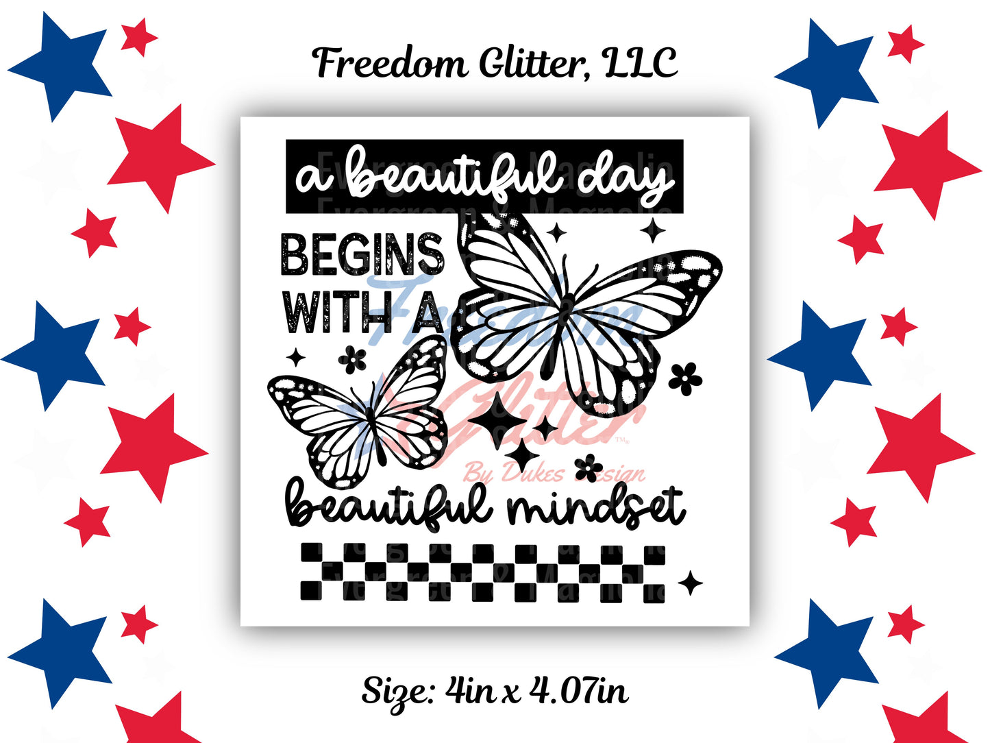 A Beautiful Day Decal (UVDTF)