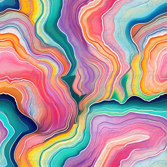 Agate Waves 3 (Printed Vinyl)