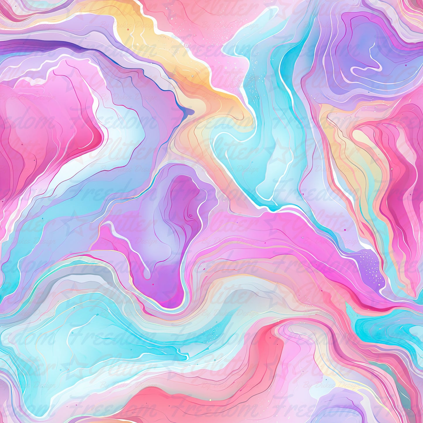 Agate Waves 8 (Printed Vinyl)