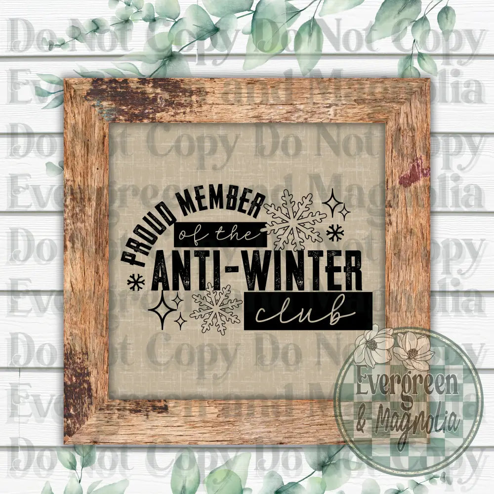 Anti Winter (Black)