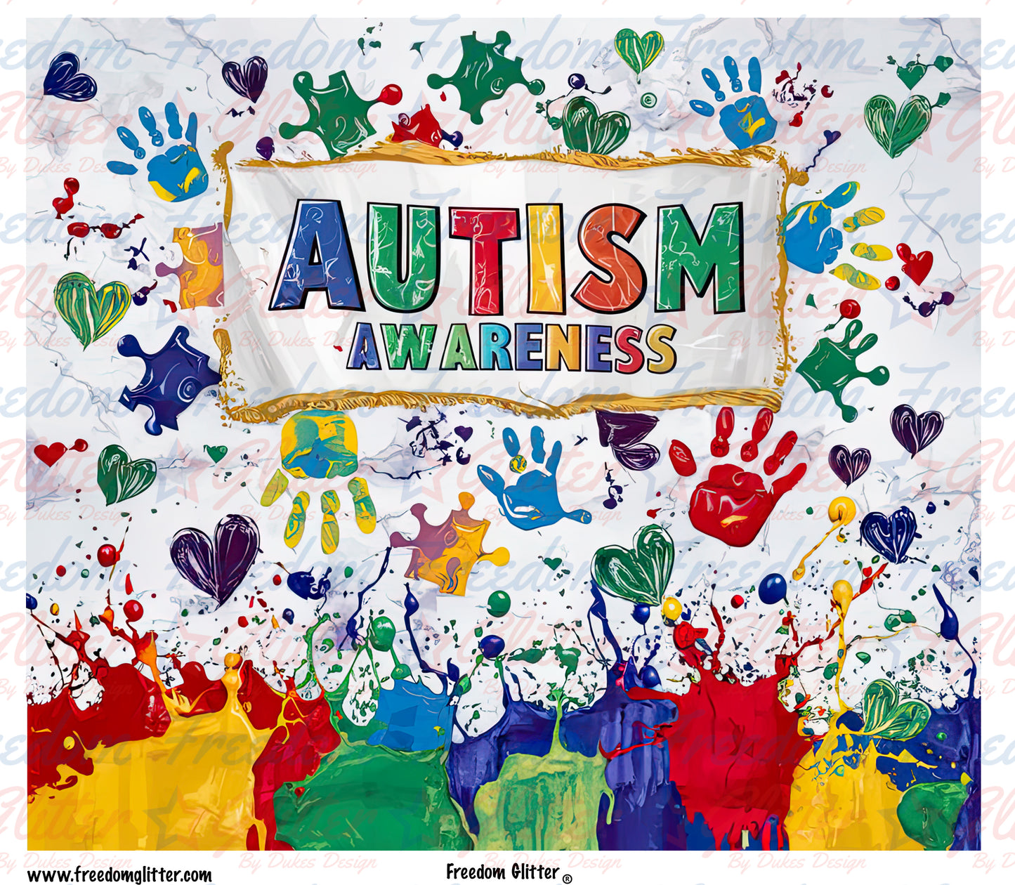 Autism Acceptance 3 (Printed Vinyl)