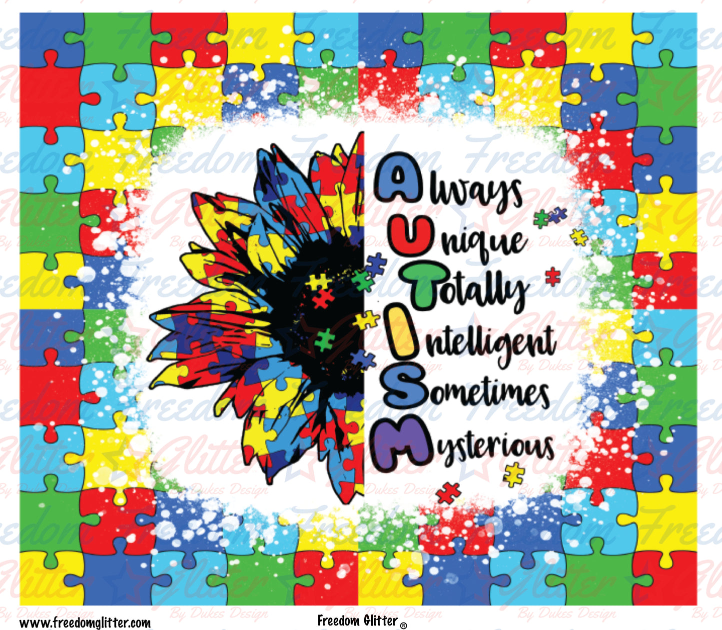 Autism Acceptance 6 (Printed Vinyl)