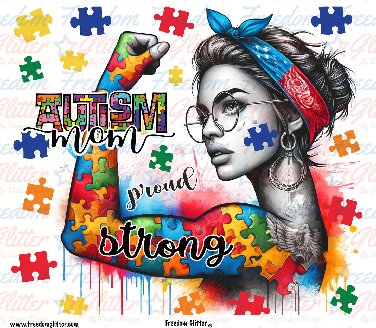 Autism Acceptance 7 (Printed Vinyl)