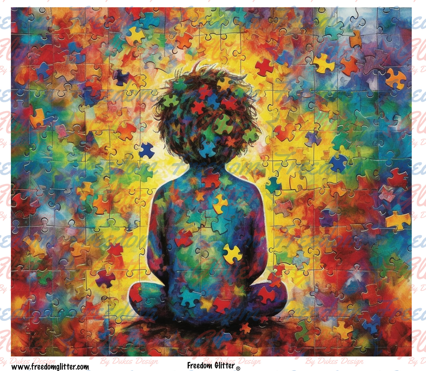 Autism Acceptance 8 (Printed Vinyl)