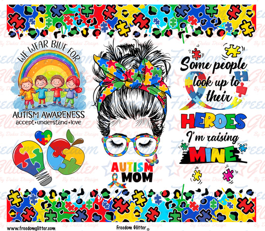 Autism Acceptance 9 (Printed Vinyl)