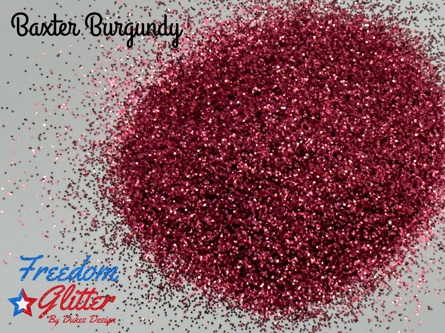 Baxter Burgundy (Metallic Glitter)