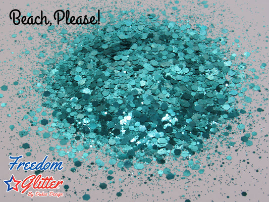 Beach, Please! (Metallic Glitter)