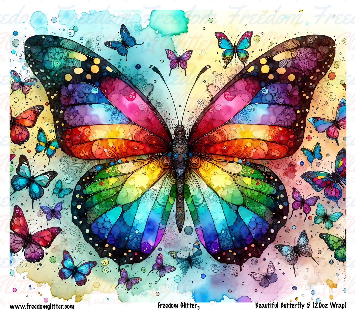 Beautiful Butterfly 5 (Printed Vinyl)