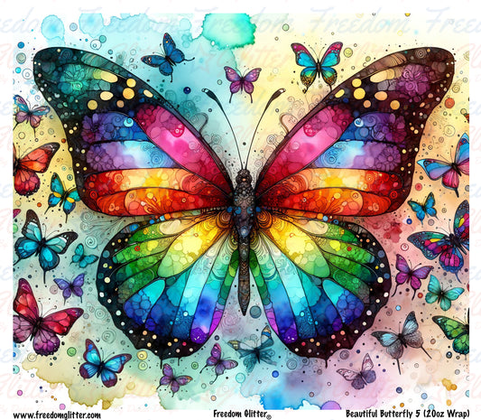 Beautiful Butterfly 5 (Printed Vinyl)
