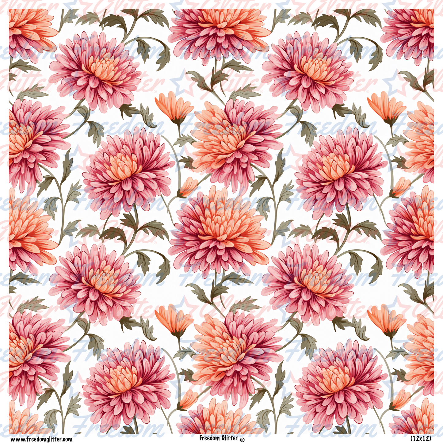 Beautiful Floral 4 (Printed Vinyl)