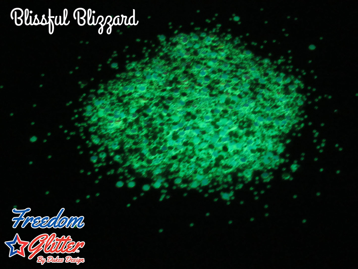 Blissful Blizzard (Glow Glitter)