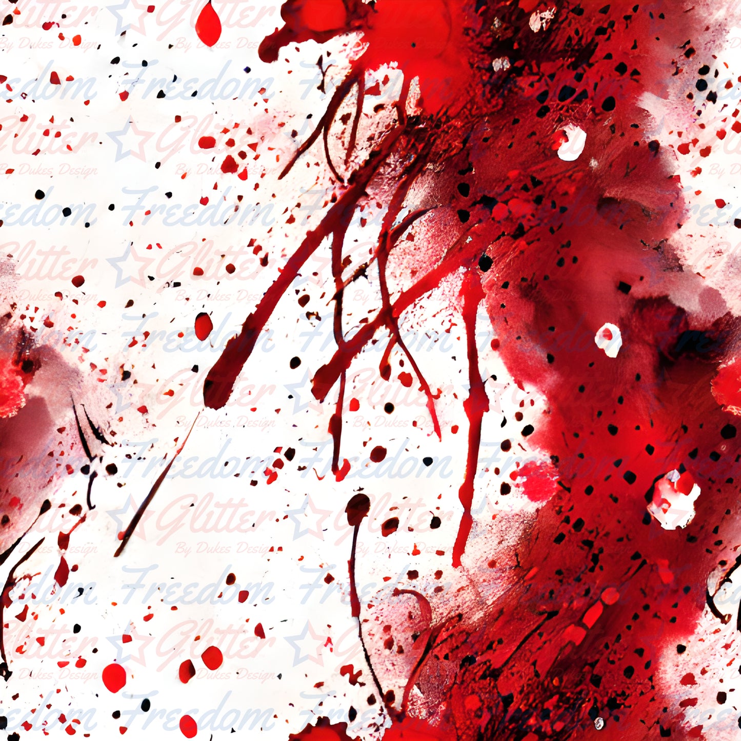 Blood Splatter 10 (Printed Vinyl)