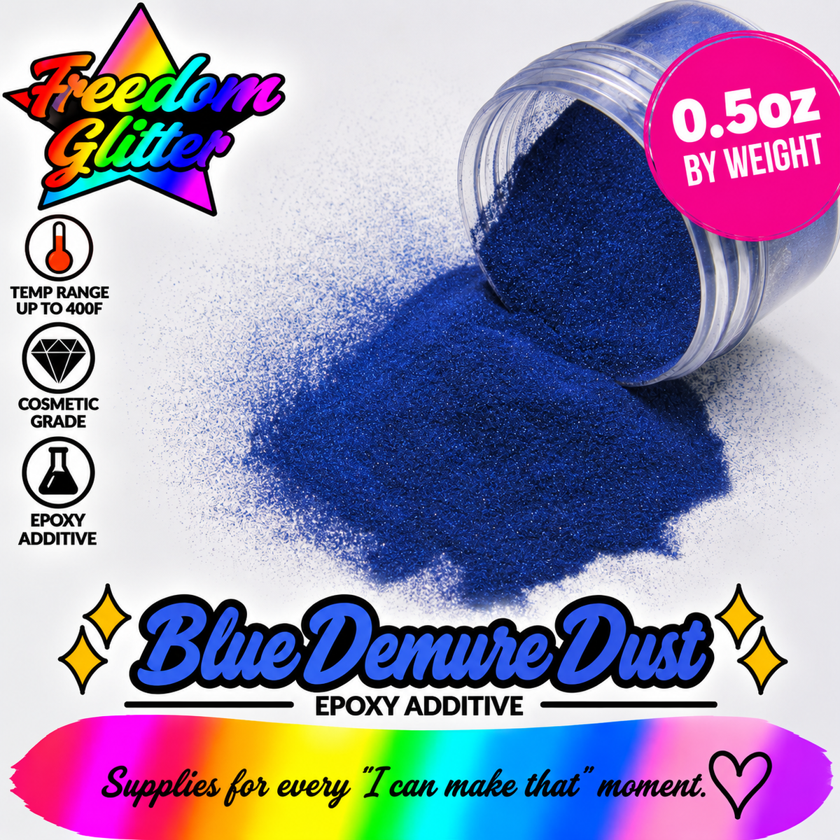 Blue Demure Dust (Epoxy Additive)