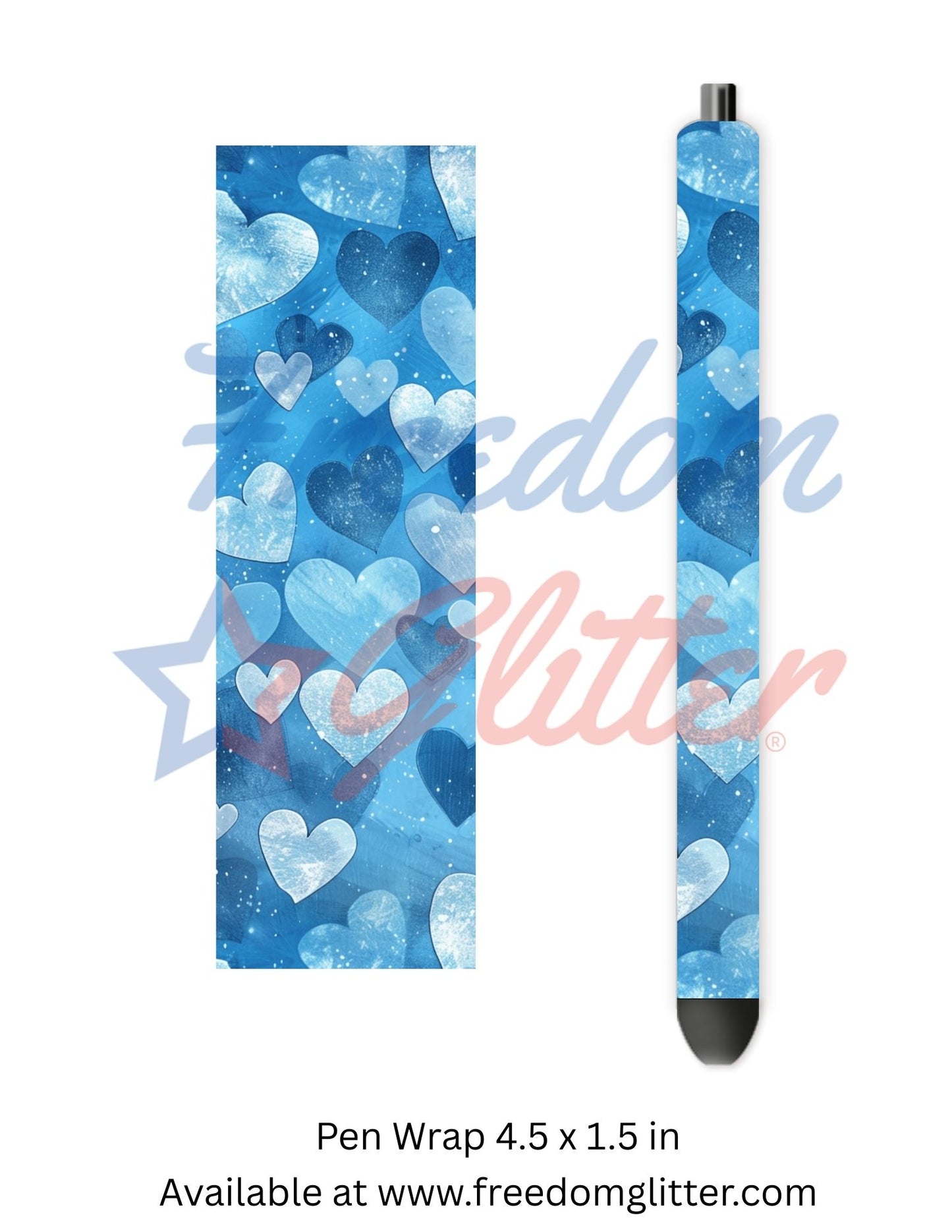 Blue Hearts 2 (Printed Vinyl)