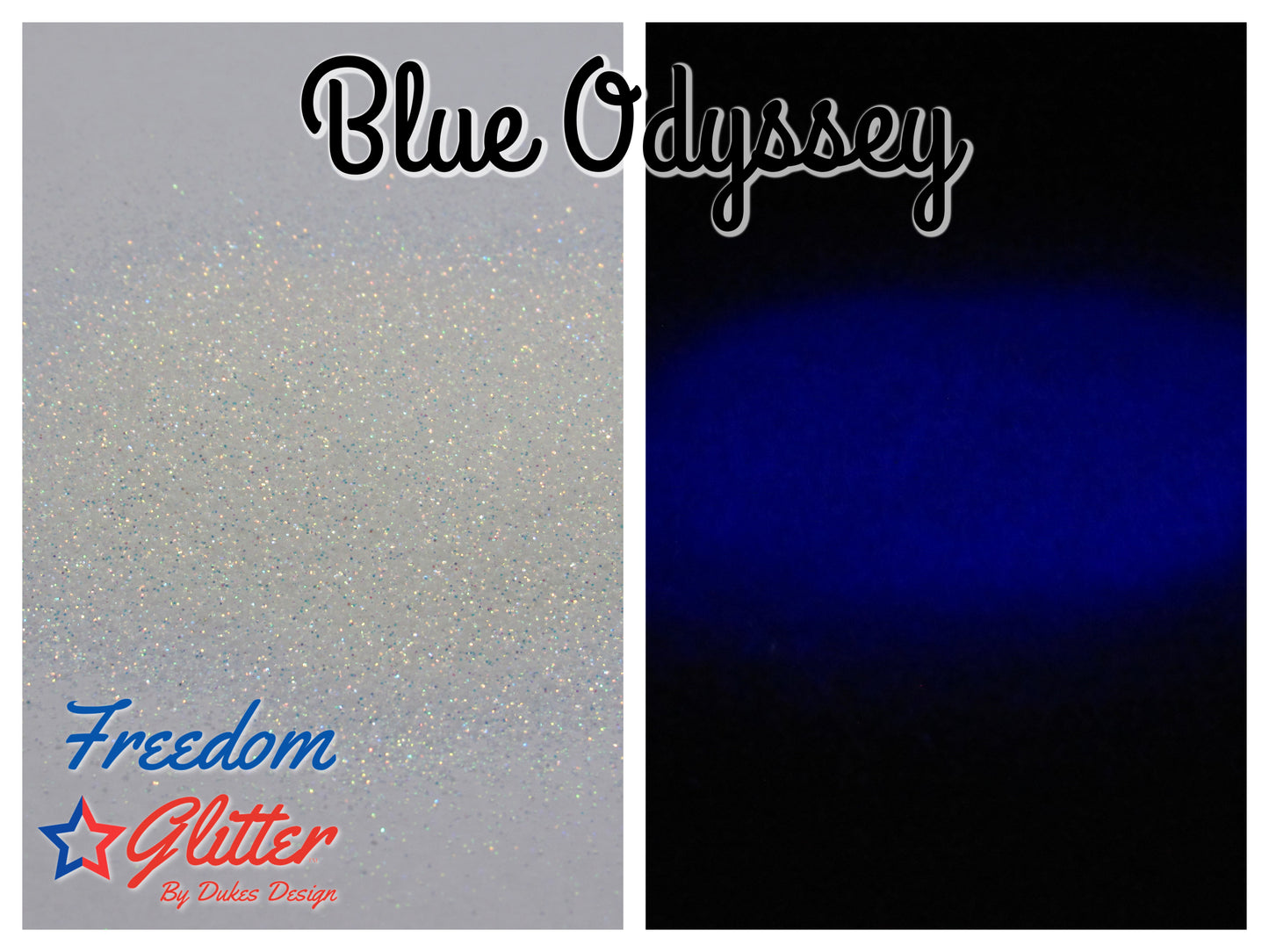 Blue Odyssey (Glow Glitter)