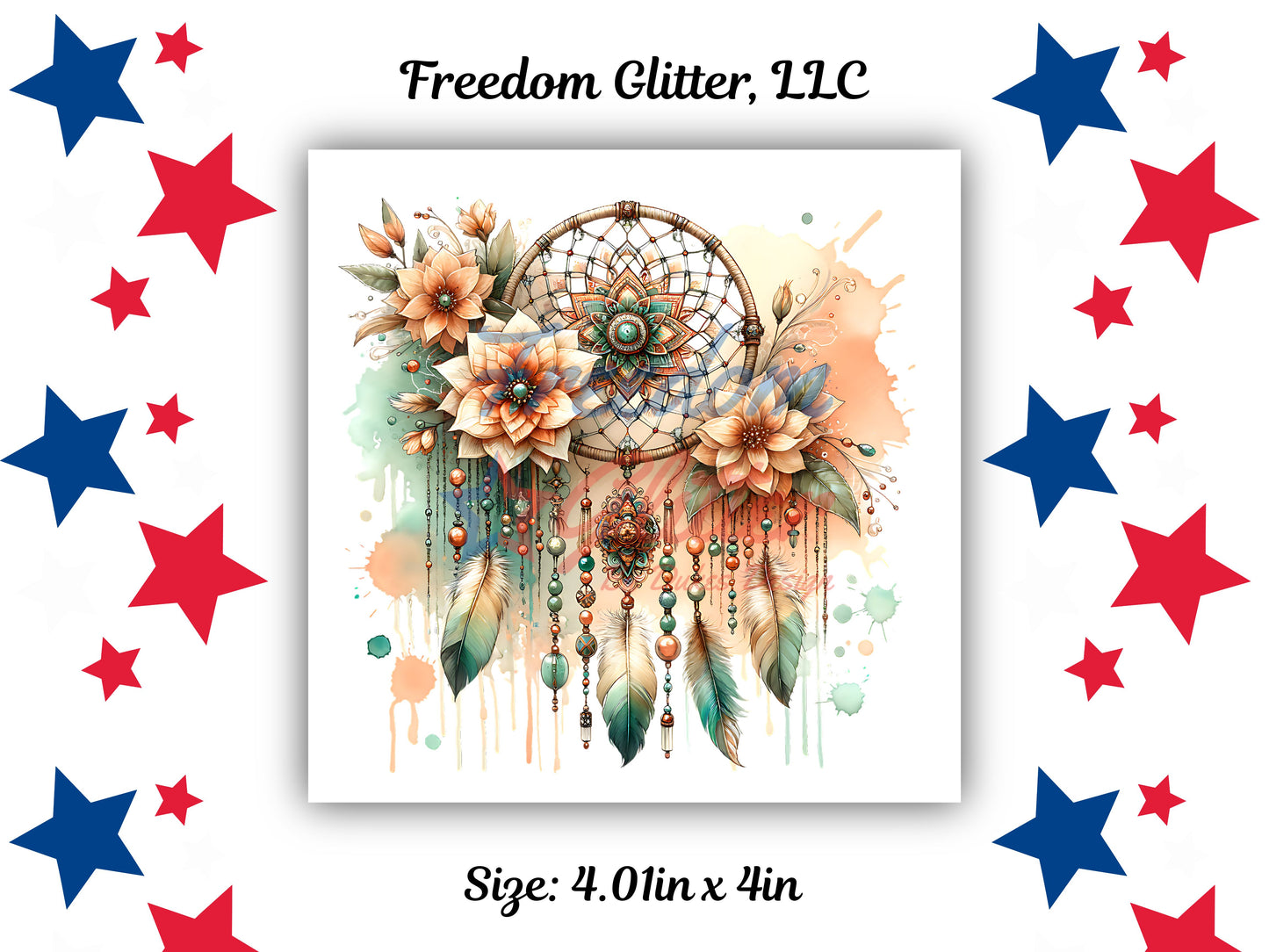 Boho Collection - Dreamcatcher 1 Decal (UVDTF)