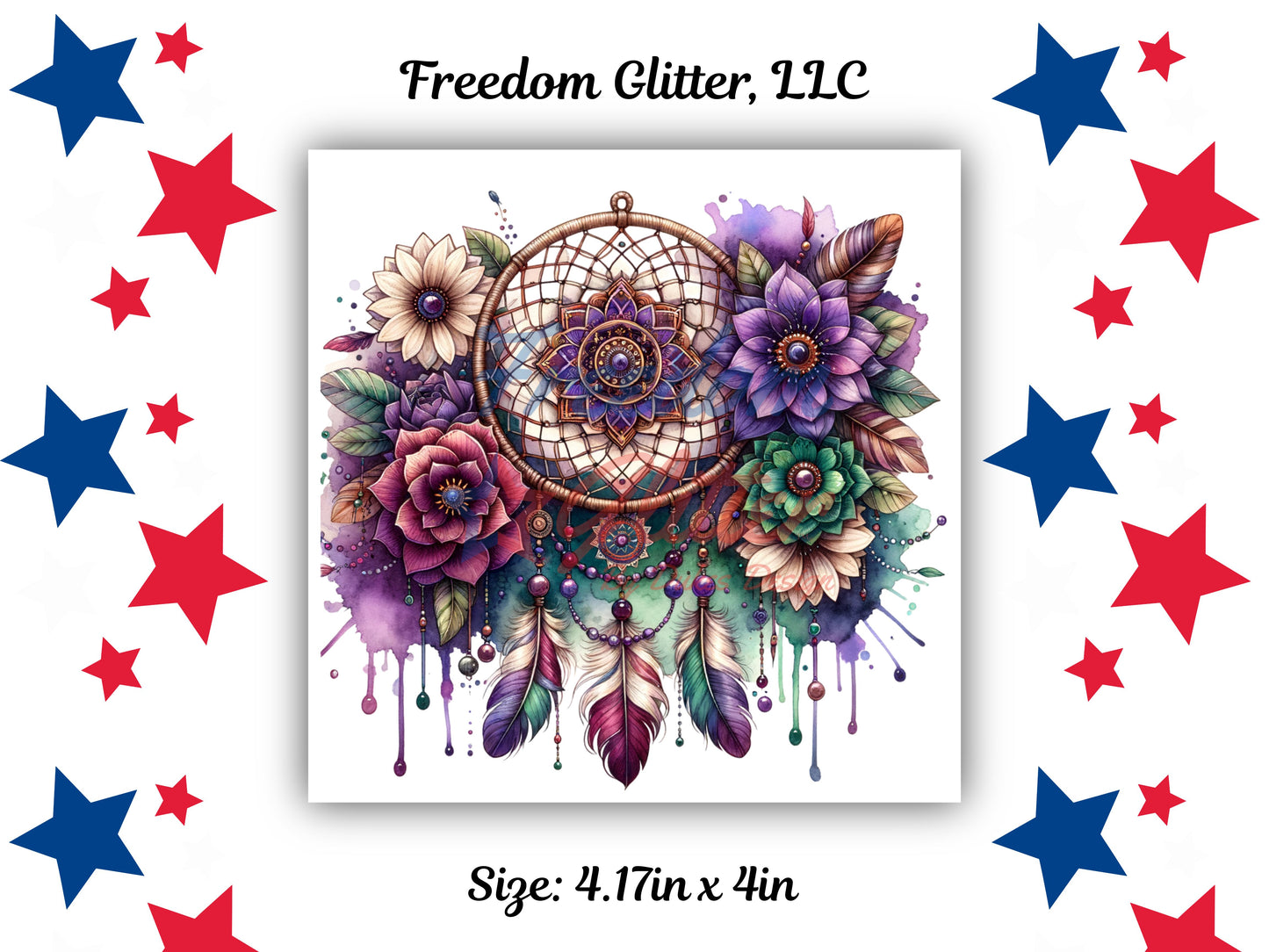 Boho Collection - Dreamcatcher 3 Decal (UVDTF)