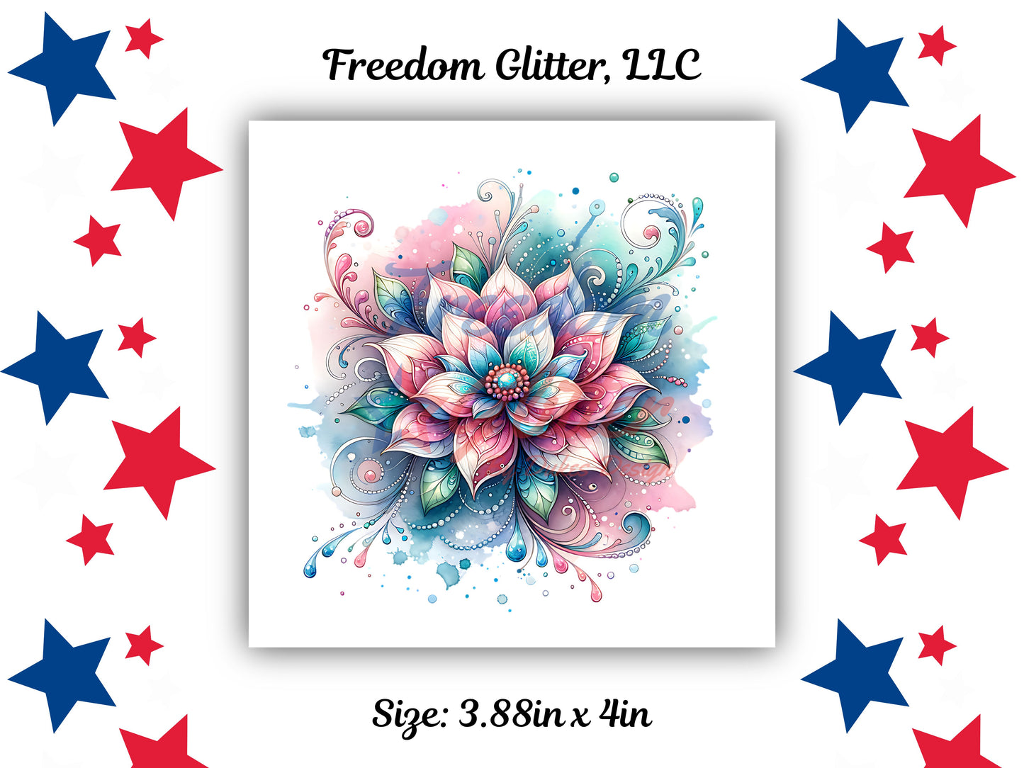 Boho Collection - Flowers 1 Decal (UVDTF)