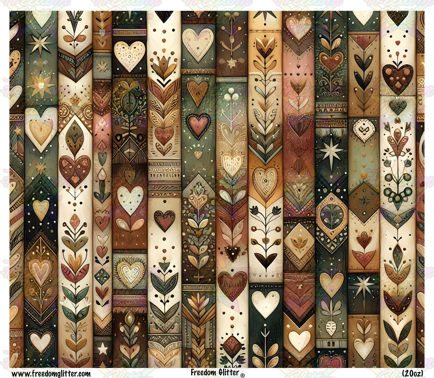 Boho Folk Art (Printed Vinyl)