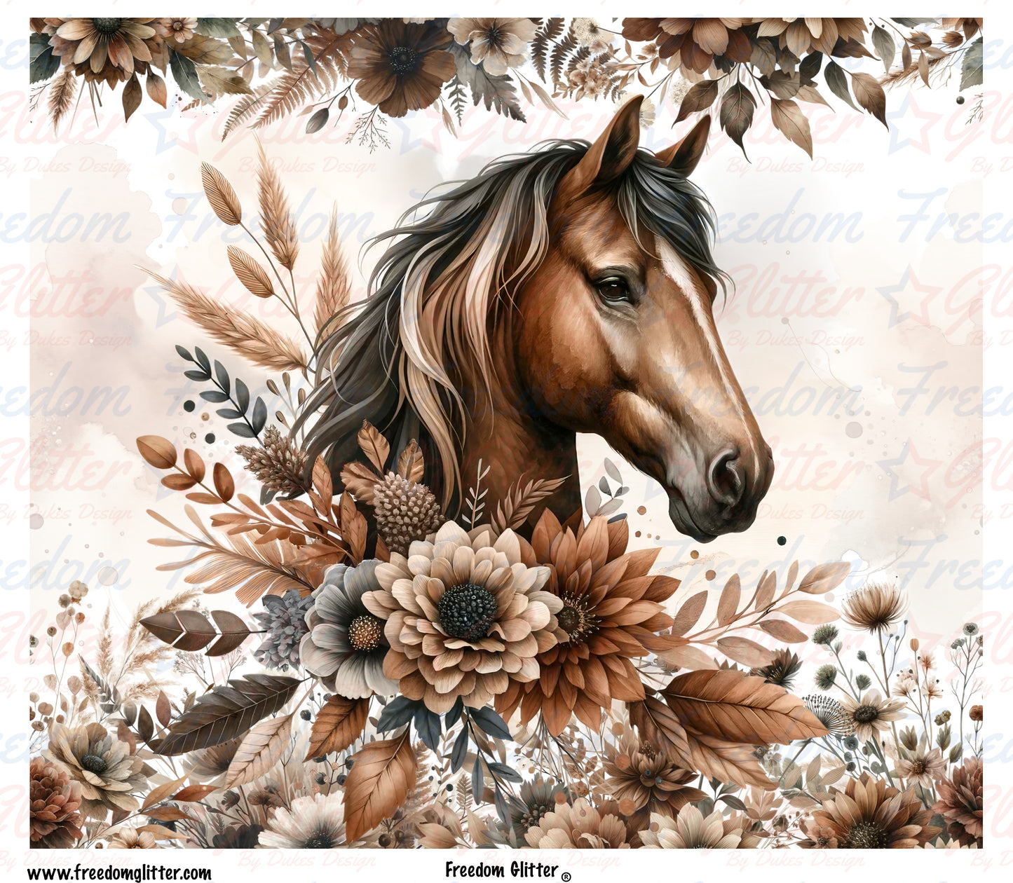 Boho Horse (Printed Vinyl)