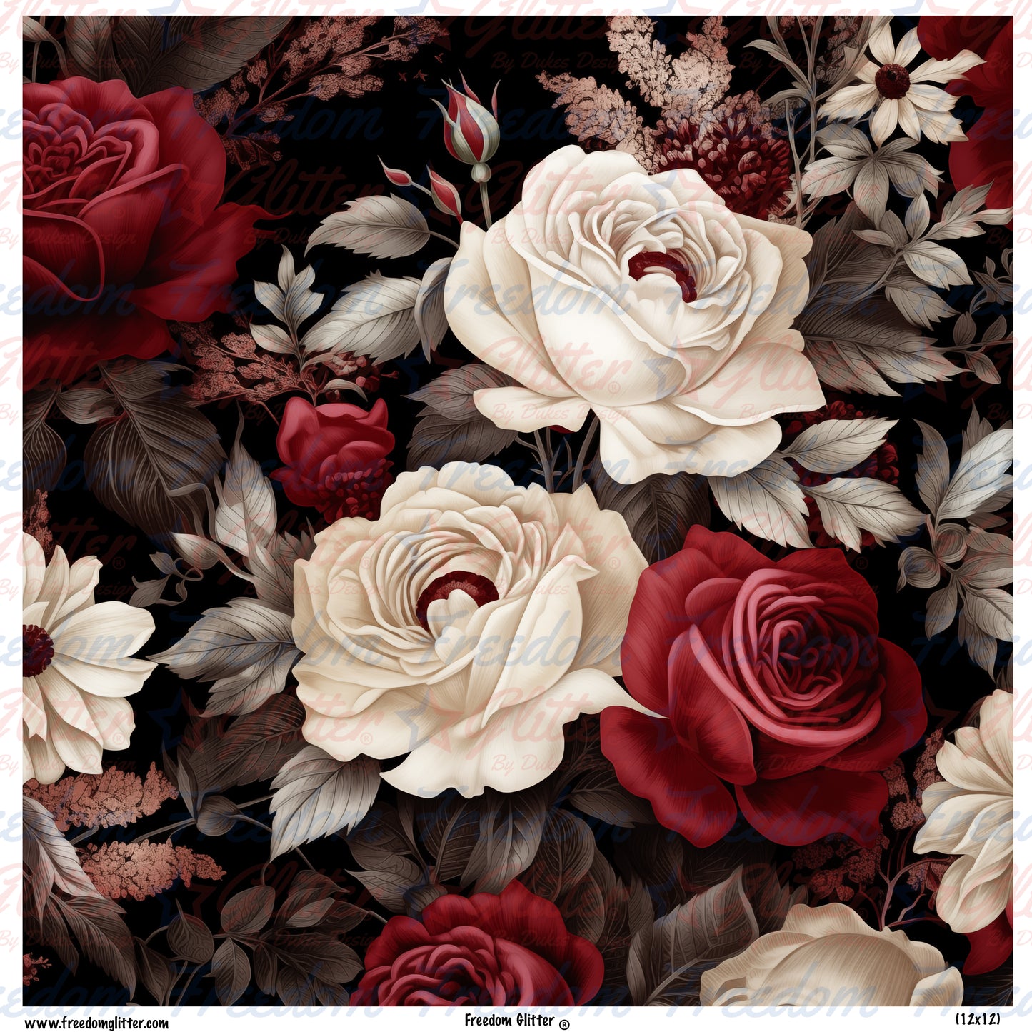 Burgundy 5 (Printed Vinyl)