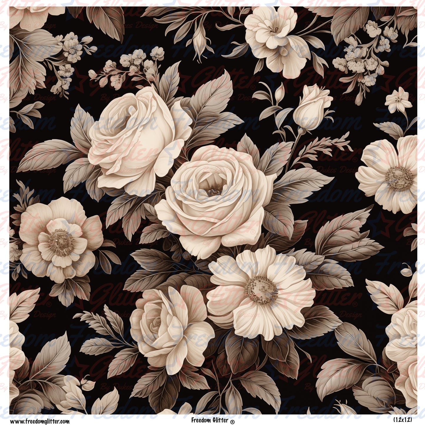 Burgundy 7 (Printed Vinyl)