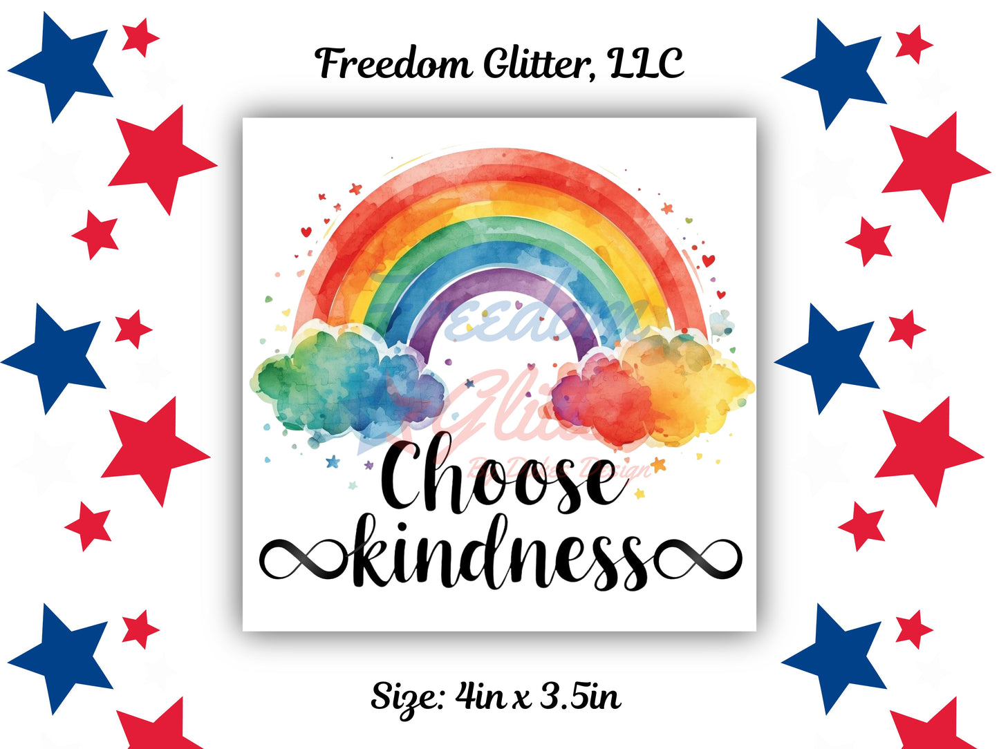 Choose Kindness Rainbow Decal (UVDTF)
