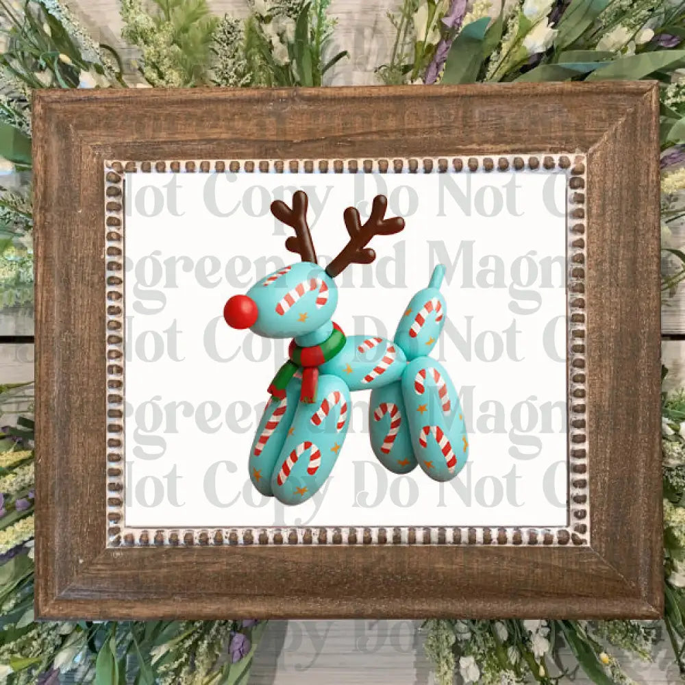 Christmas Balloon dog EM (4)