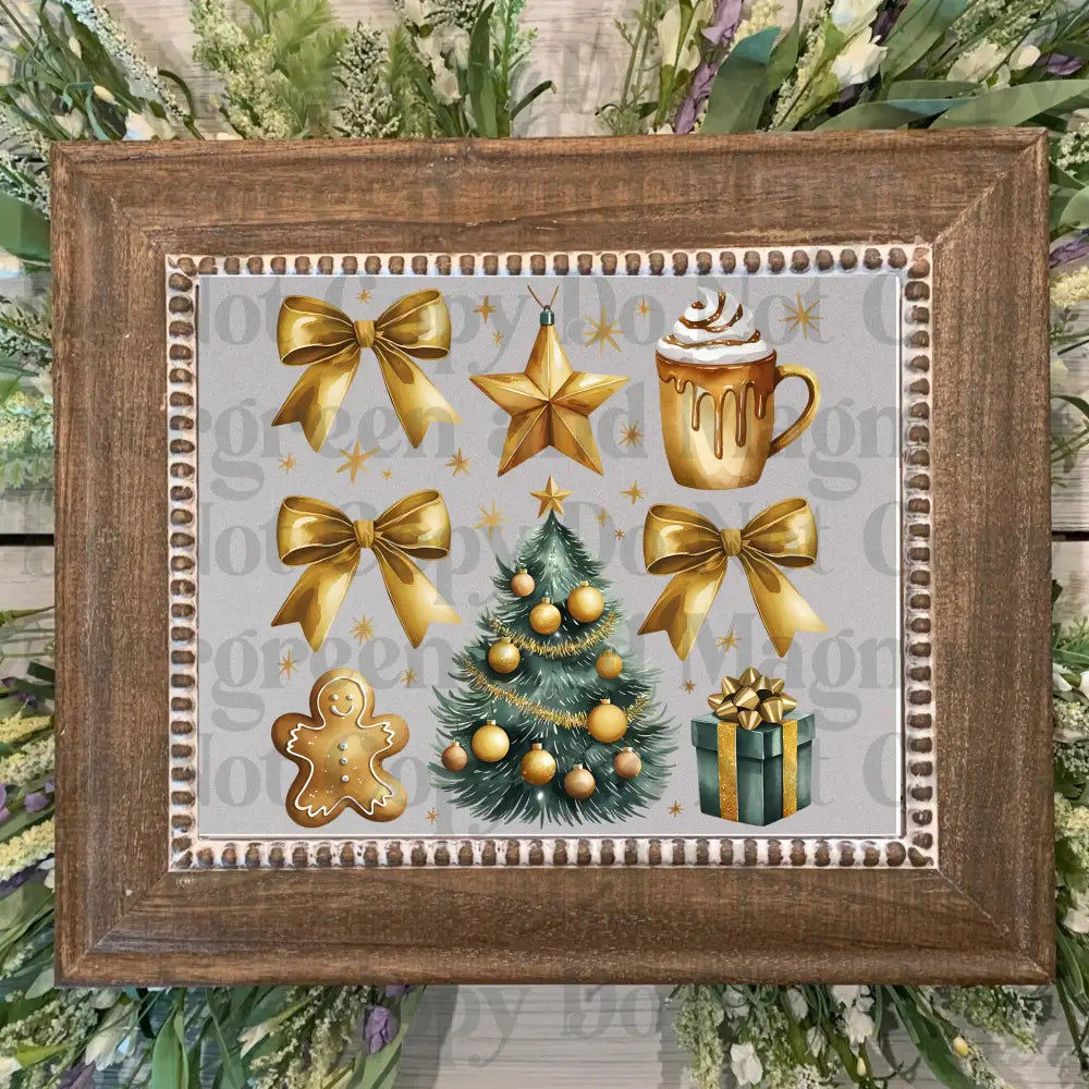 Christmas Coquette decals (5)