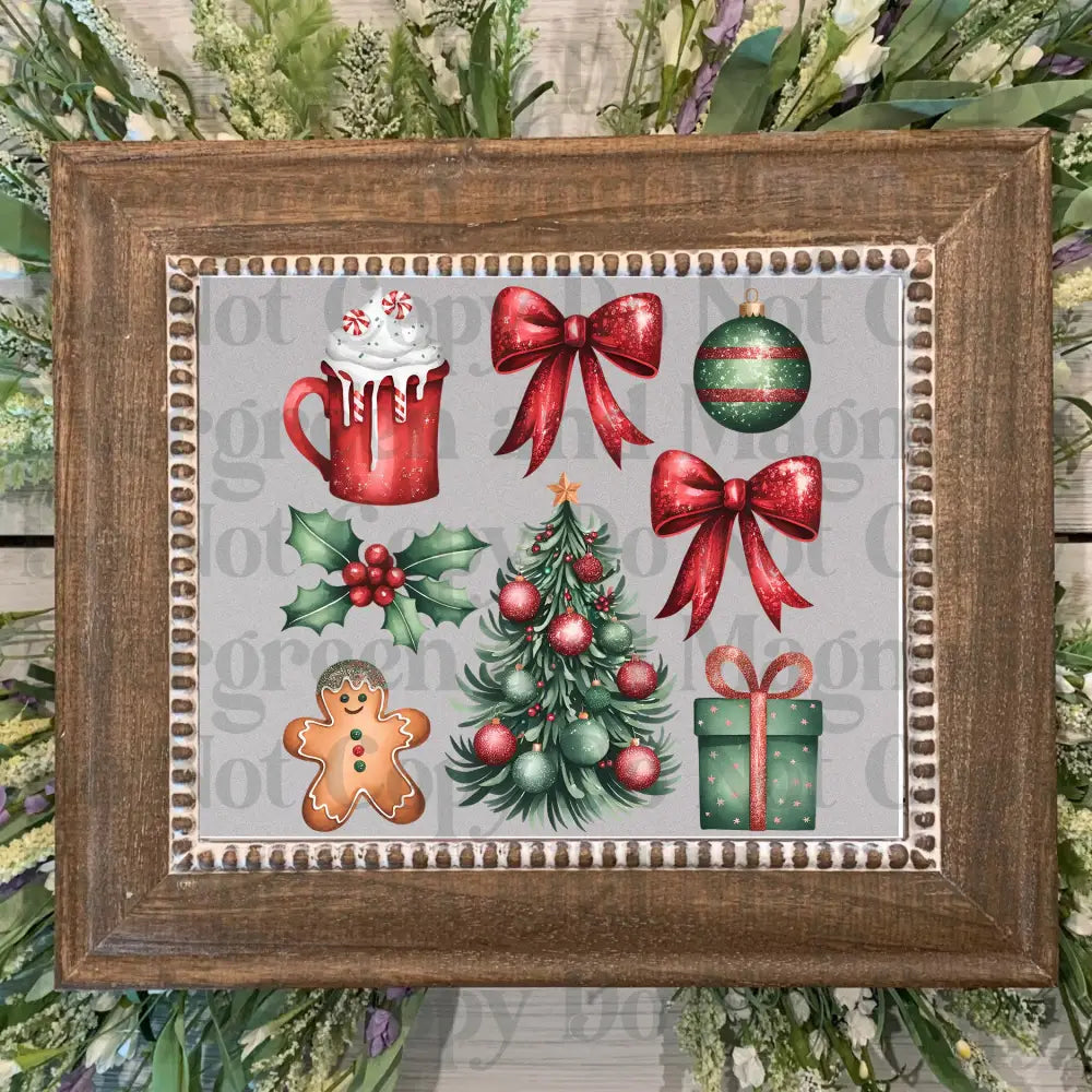 Christmas Coquette decals (6)