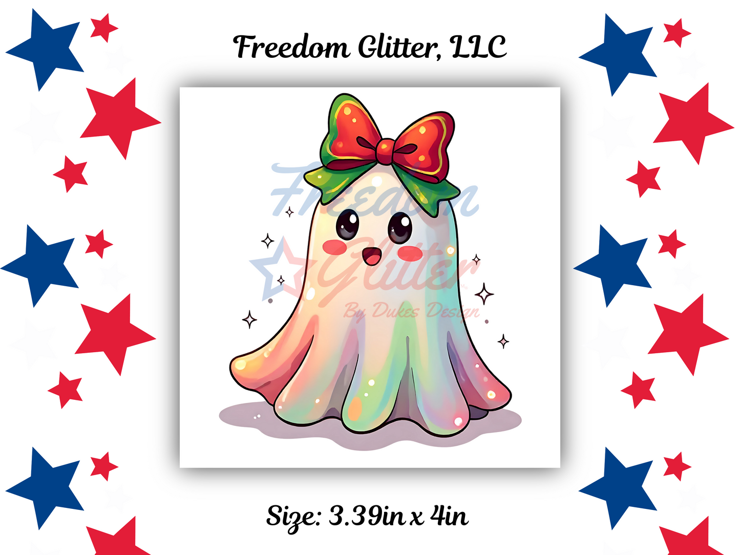 Christmas Ghost 2 Decal (UVDTF)