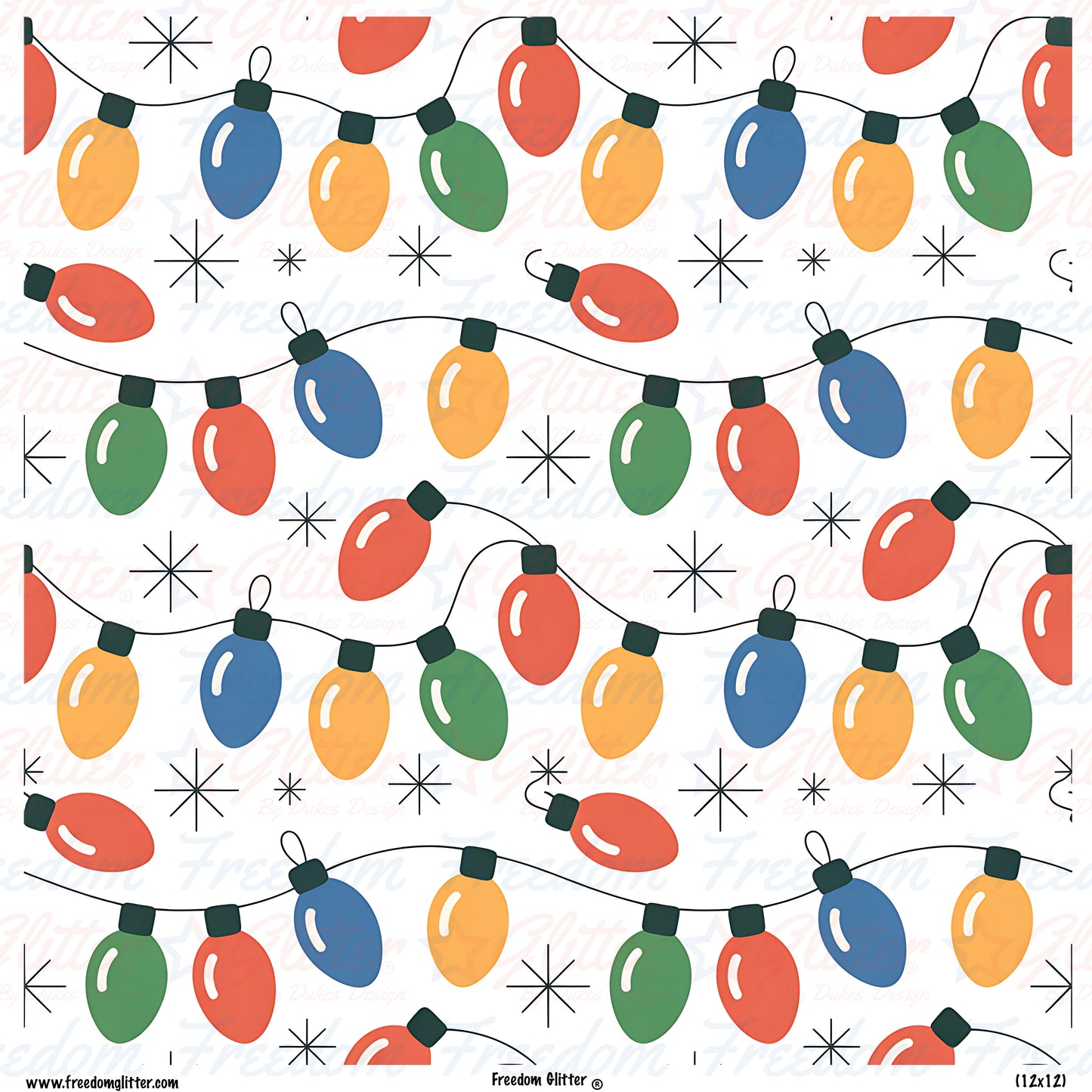 Christmas Lights 6 (Printed Vinyl)