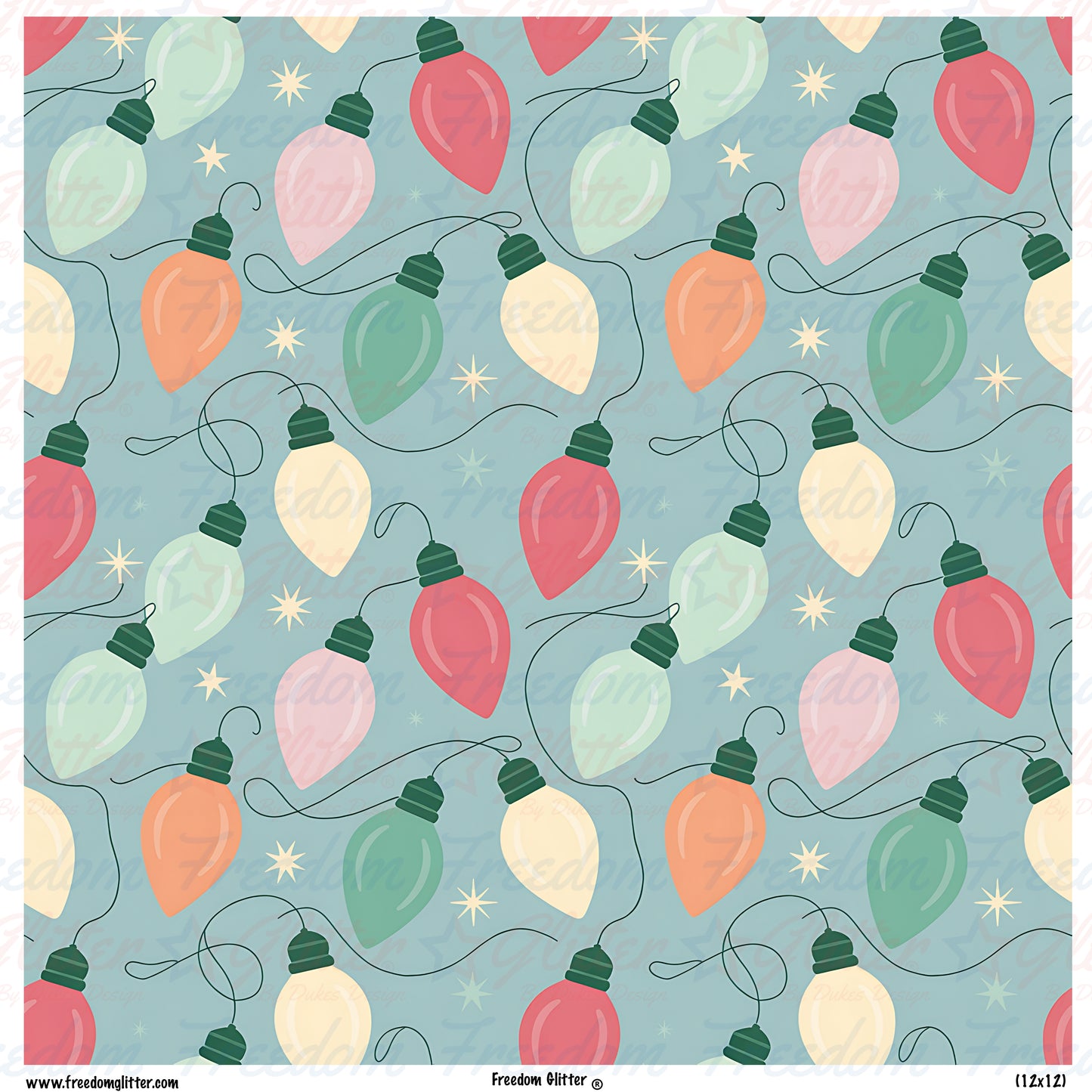 Christmas Lights 7 (Printed Vinyl)