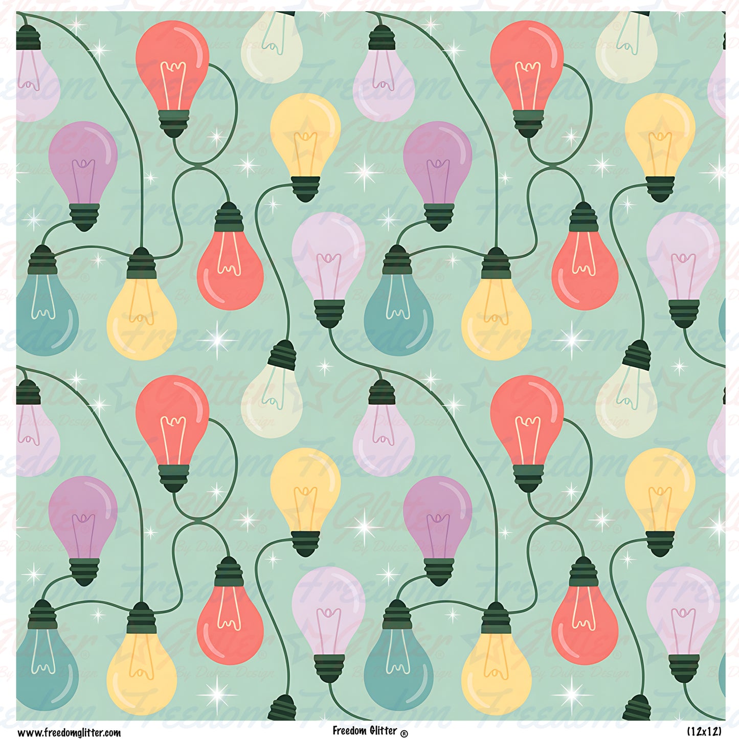 Christmas Lights 8 (Printed Vinyl)