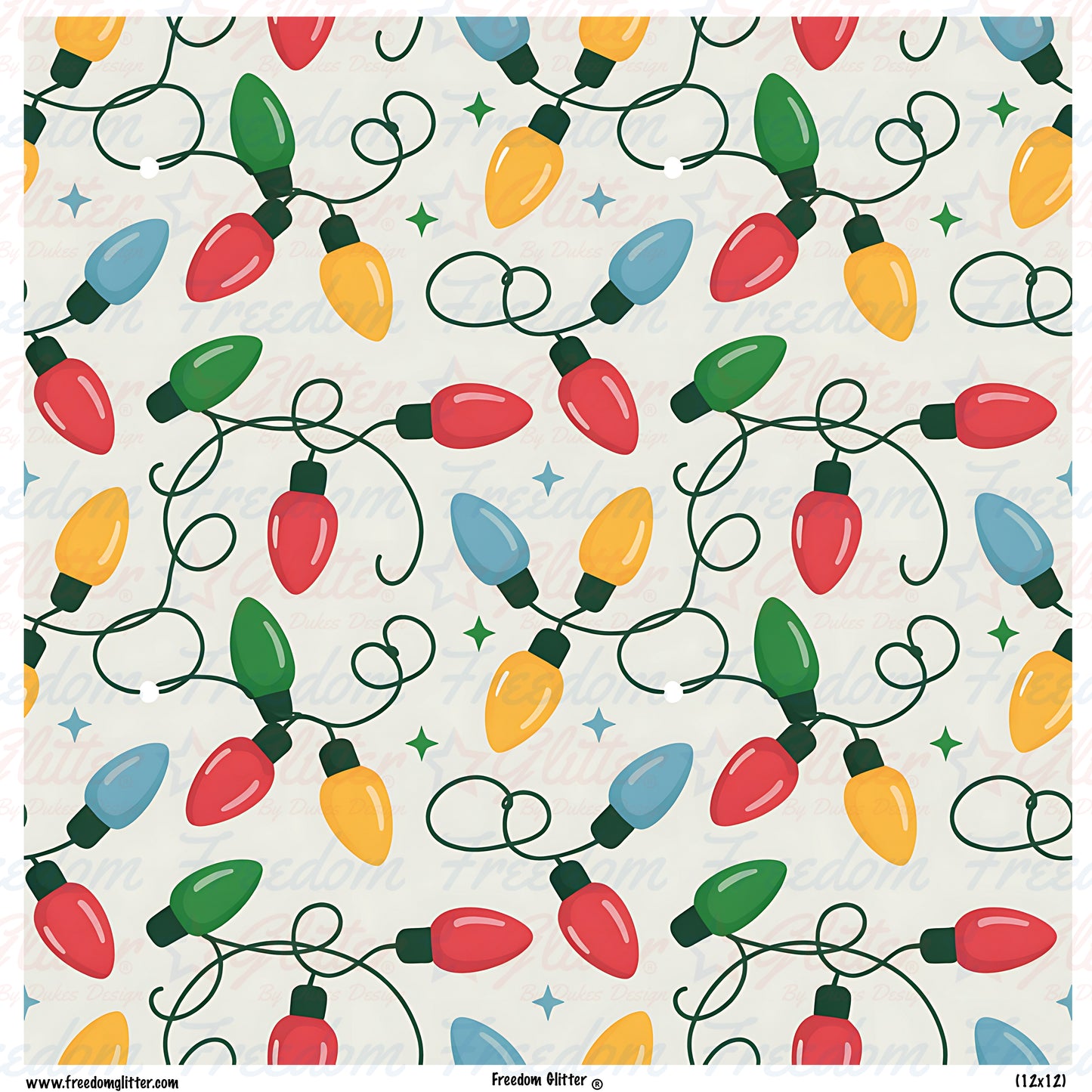 Christmas Lights 9 (Printed Vinyl)